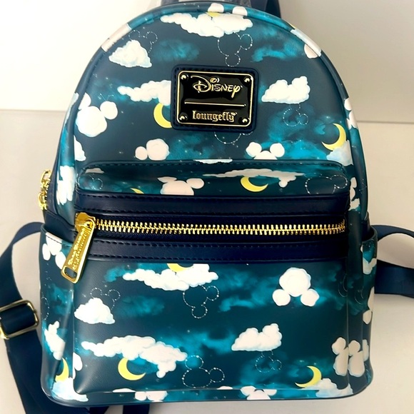 Disney Loungefly Cloud and Moon Backpack NWT - Picture 2 of 12